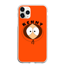 Чехол для iPhone 11 Pro матовый с принтом KENNY , Силикон |  | south park | sp | батерс | баттерс | гарисон | кайл  брофловски | картман | кеннет | кенни | комбинезон | куртка | макки | маккормик | марш | мистер | мультфильм | оранжевая | полот | ренди | саус парк