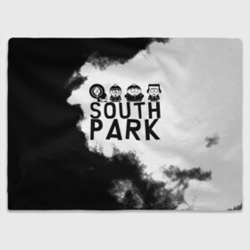 Плед 3D с принтом South Park , 100% полиэстер | закругленные углы, все края обработаны. Ткань не мнется и не растягивается | Тематика изображения на принте: south park | sp | батерс | баттерс | гарисон | енот | кайл  брофловски | картман | кеннет | кенни | маки | макки | маккормик | марш | мистер | мистереон | мультфильм | полотенчик | ренди | саус парк | сауспарк