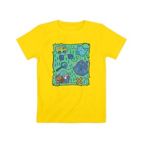 Детская футболка хлопок с принтом Scooby-Doo Map , 100% хлопок | круглый вырез горловины, полуприлегающий силуэт, длина до линии бедер | fred jones | scooby doo | shaggy | vdosadir | velma dinkle | велма динкли | дафна блейк | скуберт фон дуенхеймер | скуби ду | уильям ханна | фред джонс | шегги