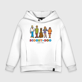 Детское худи Oversize хлопок с принтом Scooby-Doo and Co , френч-терри — 70% хлопок, 30% полиэстер. Мягкий теплый начес внутри —100% хлопок | боковые карманы, эластичные манжеты и нижняя кромка, капюшон на магнитной кнопке | Тематика изображения на принте: fred jones | scooby doo | scrappy doo | shaggy | vdosadir | velma dinkle | велма динкли | дафна блейк | скуберт фон дуенхеймер | скуби ду | уильям ханна | фред джонс | шегги