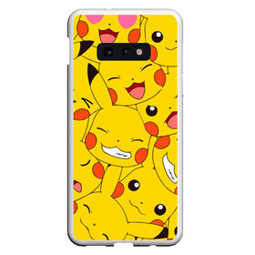 Чехол для Samsung S10E с принтом Pikachu , Силикон | Область печати: задняя сторона чехла, без боковых панелей | Тематика изображения на принте: game | pikachu | аниме | игры | манги | покемон