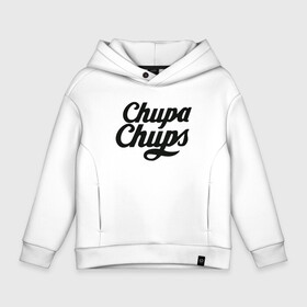 Детское худи Oversize хлопок с принтом Chupa-Chups Logo , френч-терри — 70% хлопок, 30% полиэстер. Мягкий теплый начес внутри —100% хлопок | боковые карманы, эластичные манжеты и нижняя кромка, капюшон на магнитной кнопке | chupa chups | confectus | confetto | бренд | конфета | сладкое | сладость | сосалка | соска | чупа | чупа чупс | чупс