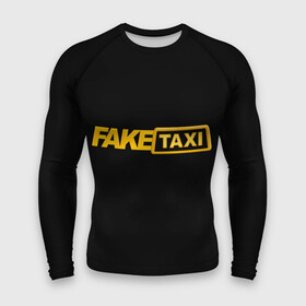 Мужской рашгард 3D с принтом Fake Taxi ,  |  | fake taxi | faketaxi | taxi | такси | таксист | фейк такси | фейковое такси | фейктакси