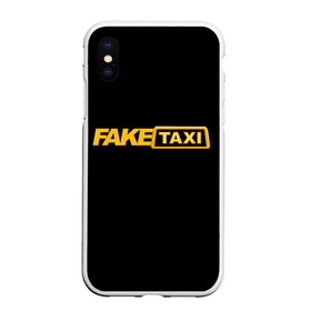Чехол для iPhone XS Max матовый с принтом Fake Taxi , Силикон | Область печати: задняя сторона чехла, без боковых панелей | fake taxi | faketaxi | taxi | такси | таксист | фейк такси | фейковое такси | фейктакси