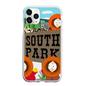 Чехол для iPhone 11 Pro матовый с принтом ЮЖНЫЙ ПАРК , Силикон |  | cartman | kenny | kyle | south park | stan | кайл | картман | кенни | стэн | южный парк