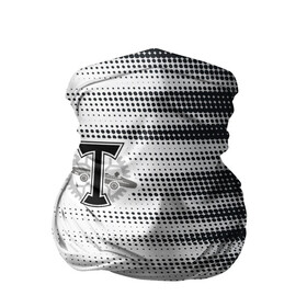 Бандана-труба 3D с принтом Торпедо , 100% полиэстер, ткань с особыми свойствами — Activecool | плотность 150‒180 г/м2; хорошо тянется, но сохраняет форму | белое | пфл | рфпл | торпедо | форма | футбол | чёрное
