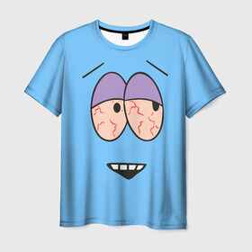 Мужская футболка 3D с принтом ПОЛОТЕНЦЕ , 100% полиэфир | прямой крой, круглый вырез горловины, длина до линии бедер | cartman | kenny | kyle | south park | stan | кайл | картман | кенни | стэн | южный парк