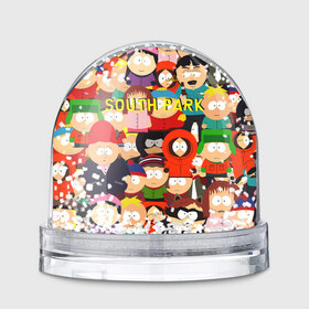 Снежный шар с принтом SOUTH PARK , Пластик | Изображение внутри шара печатается на глянцевой фотобумаге с двух сторон | cartman | kenny | kyle | south park | stan | кайл | картман | кенни | стэн | южный парк