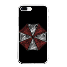 Чехол для iPhone 7Plus/8 Plus матовый с принтом Umbrella Corporation , Силикон | Область печати: задняя сторона чехла, без боковых панелей | 2 | biohazard | claire | evil | horror | raccoon | resident | survival | t virus | t вирус | выживание | зла | кеннеди | клэр | леон | обитель | раккун | редфилд | скотт | ужас