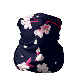 Бандана-труба 3D с принтом Сакура , 100% полиэстер, ткань с особыми свойствами — Activecool | плотность 150‒180 г/м2; хорошо тянется, но сохраняет форму | cherry | flowers | japan | sakura | spring | весна | вишня | дерево | сакура | цветы | япония