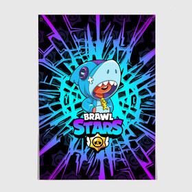 Постер с принтом BRAWL STARS LEON SHARK , 100% бумага
 | бумага, плотность 150 мг. Матовая, но за счет высокого коэффициента гладкости имеет небольшой блеск и дает на свету блики, но в отличии от глянцевой бумаги не покрыта лаком | 8 bit | 8 бит | bibi | brawl stars | crow | el brown | leon | leon shark | max | mr.p | sally leon | shark | stars | virus | werewolf | акула | биби | вирус | ворон | леон | оборотень | пингвин