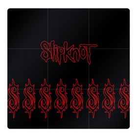 Магнитный плакат 3Х3 с принтом Slipknot (5) , Полимерный материал с магнитным слоем | 9 деталей размером 9*9 см | devil | metal | music | rock | satana | slipknot | дьявол | метал | музыка | рок | сатана | слипкнот
