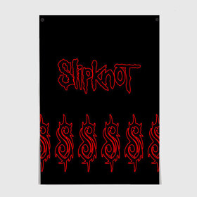 Постер с принтом Slipknot (5) , 100% бумага
 | бумага, плотность 150 мг. Матовая, но за счет высокого коэффициента гладкости имеет небольшой блеск и дает на свету блики, но в отличии от глянцевой бумаги не покрыта лаком | devil | metal | music | rock | satana | slipknot | дьявол | метал | музыка | рок | сатана | слипкнот