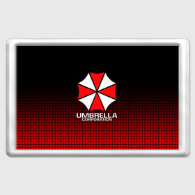 Магнит 45*70 с принтом UMBRELLA CORP , Пластик | Размер: 78*52 мм; Размер печати: 70*45 | ada wong | biohazard | leon | nemesis | project resistance | raccoon city | re | re3 | resident evil | resident evil 3 | rpd | stars | umbrella | ада вонг | амбрелла | немезис | ужасы