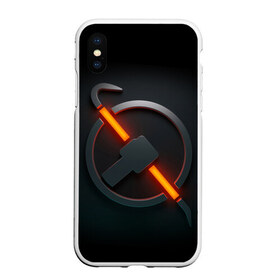 Чехол для iPhone XS Max матовый с принтом HALF-LIFE ХАЛФ-ЛАЙФ МОНТИРОВКА , Силикон | Область печати: задняя сторона чехла, без боковых панелей | aperture laboratories | black mesa | gordon freeman | half life | half life 3 | valve | блэк меса | вэлв | гордон фриман | халф лайф