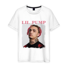 Мужская футболка хлопок с принтом LIL PUMP , 100% хлопок | прямой крой, круглый вырез горловины, длина до линии бедер, слегка спущенное плечо. | esketit | gucci gang | lil pump | pattern | гуччи ганг | лил памп