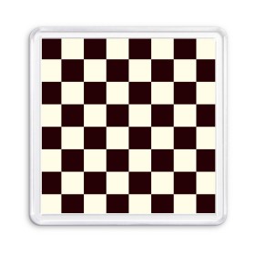 Магнит 55*55 с принтом Шахматка , Пластик | Размер: 65*65 мм; Размер печати: 55*55 мм | квадраты | текстуры | узор шахматка | узоры | чб | чб квадраты | чб узор | шахматка | шахматная доска | шахматы