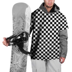 Накидка на куртку 3D с принтом Шахматка мелкая , 100% полиэстер |  | квадраты | мелкая шахматка | текстуры | узор шахматка | узоры | чб | чб квадраты | чб узор | шахматка | шахматная доска | шахматы