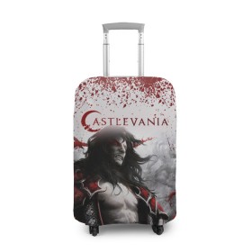 Чехол для чемодана 3D с принтом Castlevania , 86% полиэфир, 14% спандекс | двустороннее нанесение принта, прорези для ручек и колес | castlevania | аниме | кастлваниа | кяссуруваниа | сериал | фэнтази