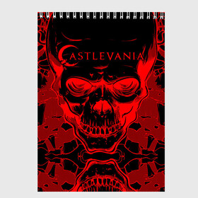 Скетчбук с принтом Castlevania , 100% бумага
 | 48 листов, плотность листов — 100 г/м2, плотность картонной обложки — 250 г/м2. Листы скреплены сверху удобной пружинной спиралью | alucard | castlevania | dracula | ultimate | алукард | аниме | ван | дракула | кастлвания | хеллсинг