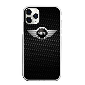 Чехол для iPhone 11 Pro матовый с принтом MINI COOPER CARBON , Силикон |  | auto | bmw | carbon | motorspminicooper | motorsport | rt | авто | автомобиль | бмв | карбон | мини | миник | миникупер | моторспорт