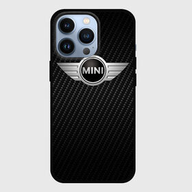 Чехол для iPhone 13 Pro с принтом MINI COOPER CARBON | МИНИ КУПЕР КАРБОН (Z) ,  |  | Тематика изображения на принте: auto | bmw | carbon | motorspminicooper | motorsport | rt | авто | автомобиль | бмв | карбон | мини | миник | миникупер | моторспорт