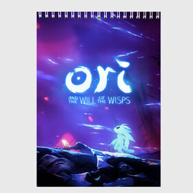 Скетчбук с принтом Ori and the Will of the Wisps , 100% бумага
 | 48 листов, плотность листов — 100 г/м2, плотность картонной обложки — 250 г/м2. Листы скреплены сверху удобной пружинной спиралью | ori | ori and the will of the wisps | игра | игры | ори | ори 2 | платформер