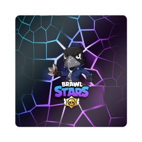 Магнит виниловый Квадрат с принтом BRAWL STARS CROW , полимерный материал с магнитным слоем | размер 9*9 см, закругленные углы | bibi | brawl | brawl stars | crow | leon | max | sally | shark | stars | акула | биби | бравл | бравл старс | браво старс | игра | компьютерная | кров | леон | леон акула | старс | шарк