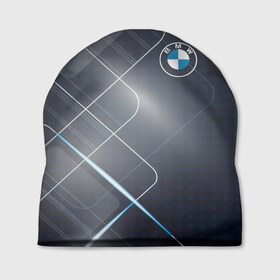 Шапка 3D с принтом BMW. , 100% полиэстер | универсальный размер, печать по всей поверхности изделия | abstract | bmw | bmw 2020 | car | geometry | motorsport | sport | texture | абстракция | авто | автомобиль | бмв | геометрия | моторспорт | новый лого bmw | спорт | текстура
