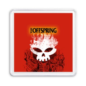 Магнит 55*55 с принтом The Offspring , Пластик | Размер: 65*65 мм; Размер печати: 55*55 мм | offspring | the offspring | офспртнг.ю оффспринг | панк | рок