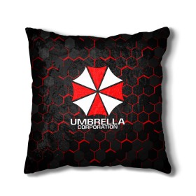 Подушка 3D с принтом UMBRELLA CORP , наволочка – 100% полиэстер, наполнитель – холлофайбер (легкий наполнитель, не вызывает аллергию). | состоит из подушки и наволочки. Наволочка на молнии, легко снимается для стирки | Тематика изображения на принте: ada wong | biohazard | leon | nemesis | project resistance | raccoon city | re | re3 | resident evil | resident evil 3 | rpd | stars | umbrella | ада вонг | амбрелла | немезис | ужасы