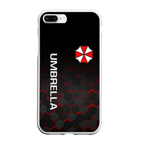 Чехол для iPhone 7Plus/8 Plus матовый с принтом UMBRELLA CORP , Силикон | Область печати: задняя сторона чехла, без боковых панелей | ada wong | biohazard | leon | nemesis | project resistance | raccoon city | re | re3 | resident evil | resident evil 3 | rpd | stars | umbrella | ада вонг | амбрелла | немезис | ужасы