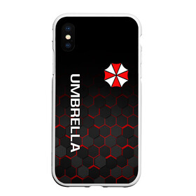 Чехол для iPhone XS Max матовый с принтом UMBRELLA CORP , Силикон | Область печати: задняя сторона чехла, без боковых панелей | ada wong | biohazard | leon | nemesis | project resistance | raccoon city | re | re3 | resident evil | resident evil 3 | rpd | stars | umbrella | ада вонг | амбрелла | немезис | ужасы