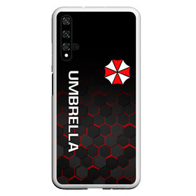 Чехол для Honor 20 с принтом UMBRELLA CORP , Силикон | Область печати: задняя сторона чехла, без боковых панелей | ada wong | biohazard | leon | nemesis | project resistance | raccoon city | re | re3 | resident evil | resident evil 3 | rpd | stars | umbrella | ада вонг | амбрелла | немезис | ужасы