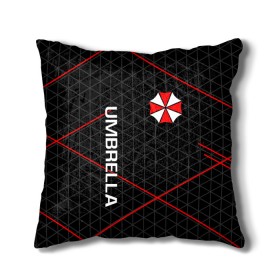 Подушка 3D с принтом UMBRELLA CORP , наволочка – 100% полиэстер, наполнитель – холлофайбер (легкий наполнитель, не вызывает аллергию). | состоит из подушки и наволочки. Наволочка на молнии, легко снимается для стирки | Тематика изображения на принте: ada wong | biohazard | leon | nemesis | project resistance | raccoon city | re | re3 | resident evil | resident evil 3 | rpd | stars | umbrella | ада вонг | амбрелла | немезис | ужасы