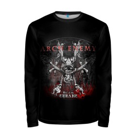 Мужской лонгслив 3D с принтом Arch Enemy 25 , 100% полиэстер | длинные рукава, круглый вырез горловины, полуприлегающий силуэт | 