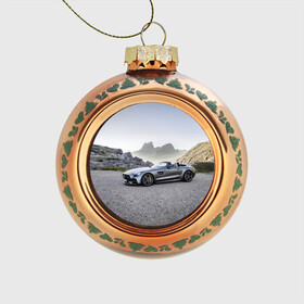 Стеклянный ёлочный шар с принтом Mercedes V8 Biturbo , Стекло | Диаметр: 80 мм | cabriolet | car | germany | mercedes | mountains | nature | v 8 biturbo | автомобиль | германия | горы | кабриолет | мерседес | природа