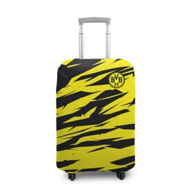 Чехол для чемодана 3D с принтом FC Borussia , 86% полиэфир, 14% спандекс | двустороннее нанесение принта, прорези для ручек и колес | football | sancho dortmund | бавария | боруссия | дортмунд | лига чемпионов | псж | футбол | холанд | эрлинг холанд