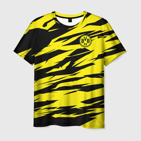 Мужская футболка 3D с принтом FC Borussia , 100% полиэфир | прямой крой, круглый вырез горловины, длина до линии бедер | football | sancho dortmund | бавария | боруссия | дортмунд | лига чемпионов | псж | футбол | холанд | эрлинг холанд