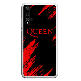 Чехол для Honor 20 с принтом QUEEN , Силикон | Область печати: задняя сторона чехла, без боковых панелей | queen | квин | мистер робот | музыка | рами малек | рок | фредди меркьюри