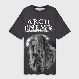 Платье-футболка 3D с принтом Arch Enemy  79 ,  |  | arch enemy | арч | енеми | енэми | энеми | энэми