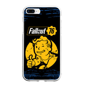 Чехол для iPhone 7Plus/8 Plus матовый с принтом FALLOUT_76 , Силикон | Область печати: задняя сторона чехла, без боковых панелей | 101 | 111 | 13 | 76 | atom cats | bethesda | brotherhood of steel | fallout | nuka cola | tunnel snakes | vault | war | братство стали | война | убежище | фолаут | фоллаут | ядер кола