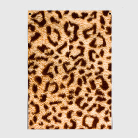 Постер с принтом Леопард , 100% бумага
 | бумага, плотность 150 мг. Матовая, но за счет высокого коэффициента гладкости имеет небольшой блеск и дает на свету блики, но в отличии от глянцевой бумаги не покрыта лаком | abstract | animal | cat | leopard | texture | абстракция | гепард | животное | животные | зверь | кот | кошка | леопард | охотник | паттерн | полигоны | текстура | узор | хищник