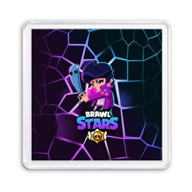 Магнит 55*55 с принтом BRAWL STARS BIBI , Пластик | Размер: 65*65 мм; Размер печати: 55*55 мм | bibi | brawl | brawl stars | crow | leon | max | sally | shark | stars | акула | биби | бравл | бравл старс | браво старс | игра | компьютерная | кров | леон | леон акула | старс | шарк