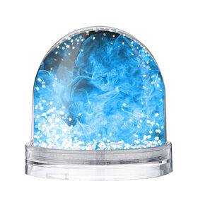 Снежный шар с принтом ОГОНЬ BLUE , Пластик | Изображение внутри шара печатается на глянцевой фотобумаге с двух сторон | битва огней | неон | неоновый | огонь | пламя | пожар | синий | стихия | текстура | цветной | яркий