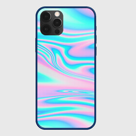 Чехол для iPhone 12 Pro Max с принтом WAVES | УЗОРЫ | АБСТРАКЦИЯ , Силикон |  | abstraction | geometry | hexagon | neon | paints | stripes | texture | triangle | waves | абстракция | брызги | волны | геометрия | краски | неон | неоновый | соты | текстура