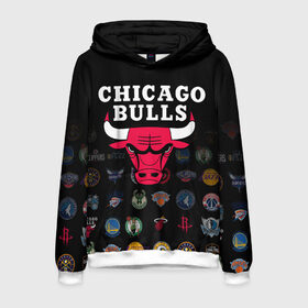 Мужская толстовка 3D с принтом Chicago Bulls (1) , 100% полиэстер | двухслойный капюшон со шнурком для регулировки, мягкие манжеты на рукавах и по низу толстовки, спереди карман-кенгуру с мягким внутренним слоем. | Тематика изображения на принте: ball | basketball | chicago bulls | sport | streetball | баскетбол | мяч | нба | спорт | стритбол | чикаго буллз