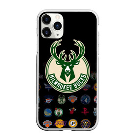 Чехол для iPhone 11 Pro Max матовый с принтом Milwaukee Bucks (3) , Силикон |  | ball | basketball | milwaukee bucks | sport | streetball | баскетбол | милуоки бакс | мяч | нба | спорт | стритбол