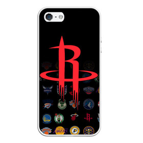 Чехол для iPhone 5/5S матовый с принтом Houston Rockets (2) , Силикон | Область печати: задняя сторона чехла, без боковых панелей | Тематика изображения на принте: ball | basketball | houston rockets | sport | streetball | баскетбол | мяч | нба | спорт | стритбол | хьюстон рокетс