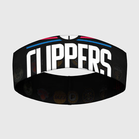 Повязка на голову 3D с принтом Los Angeles Clippers (2) ,  |  | ball | basketball | clippers | sport | streetball | баскетбол | клипперс | мяч | нба | спорт | стритбол